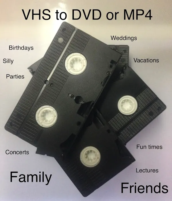 VHS to DVD Transfers, Bike Shop, Movie and Equipment Rentals Picture 1