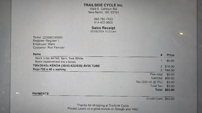 TRAILSIDE CYCLE Inc. Picture 2