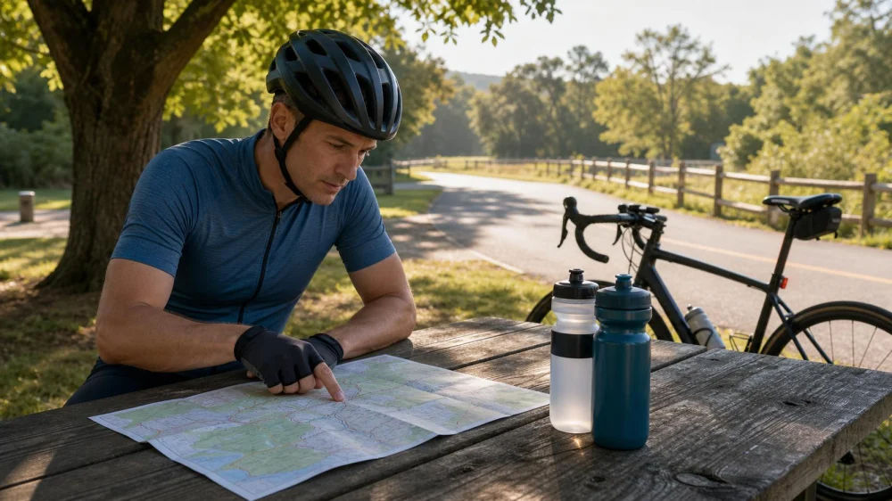 How to Plan a Bike Route With Reliable Water Stops