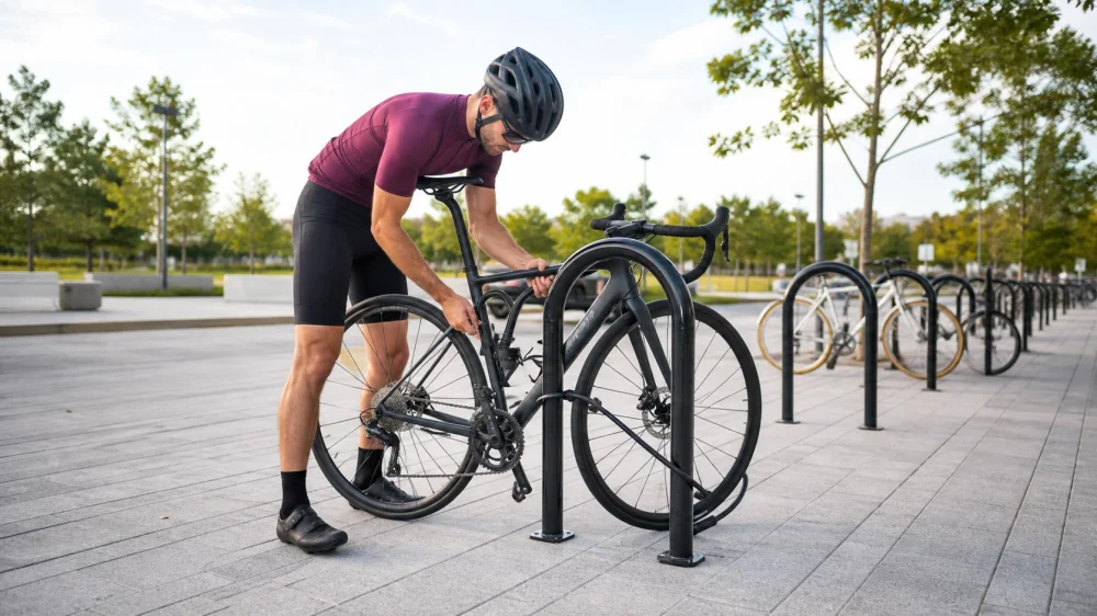 How to Lock a Bicycle and Protect Its Removable Parts