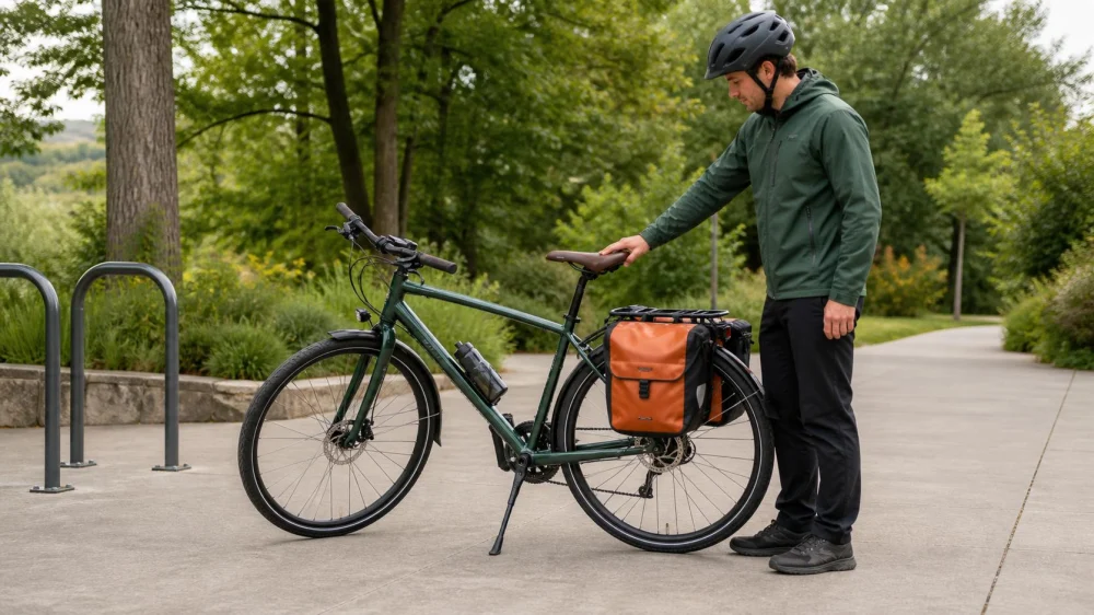 Bicycle Parking: Ground, Lean, and Cargo Stability