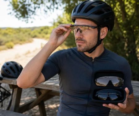 Cycling Eyewear for Sun, Dust, Wind, and Low Light