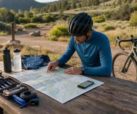 Cycling Route Plan: Water, Stops, Surface, and Bailouts