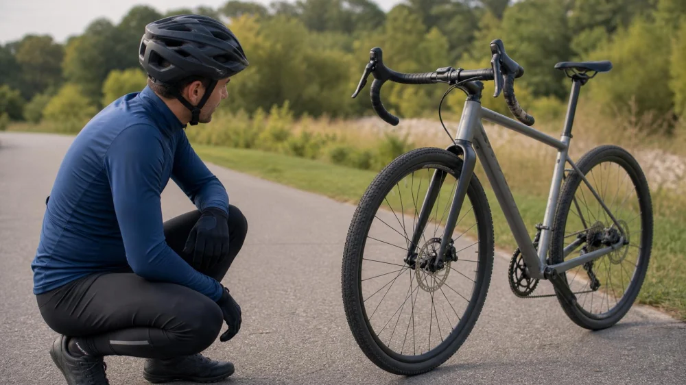 Bike Handlebar Twisted After a Fall: Stop and Check
