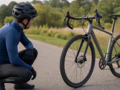 Bike Handlebar Twisted After a Fall: Stop and Check