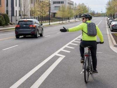 Bike Lane Ends: How to Merge Safely and Stay Visible