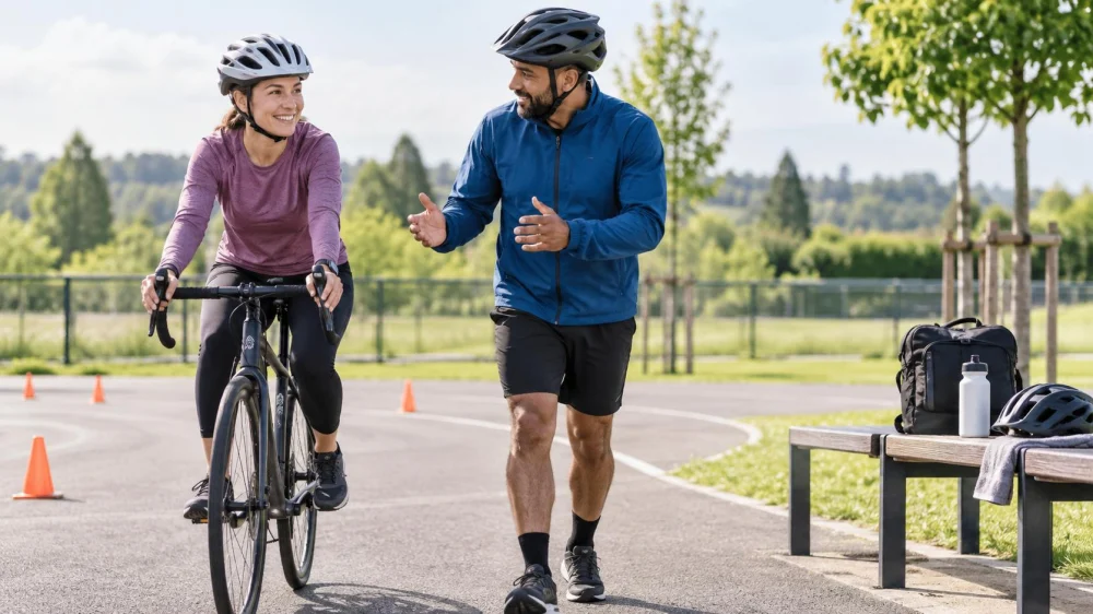 Cycling Trial Session: Evaluate Pace, Space, and Coaching