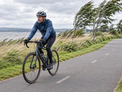 Cycling in Strong Wind: Route, Posture, and Stop Rules