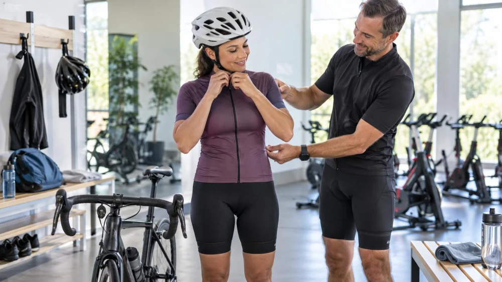Cycling Clothing Check: Movement, Fasteners, and Facility Rules